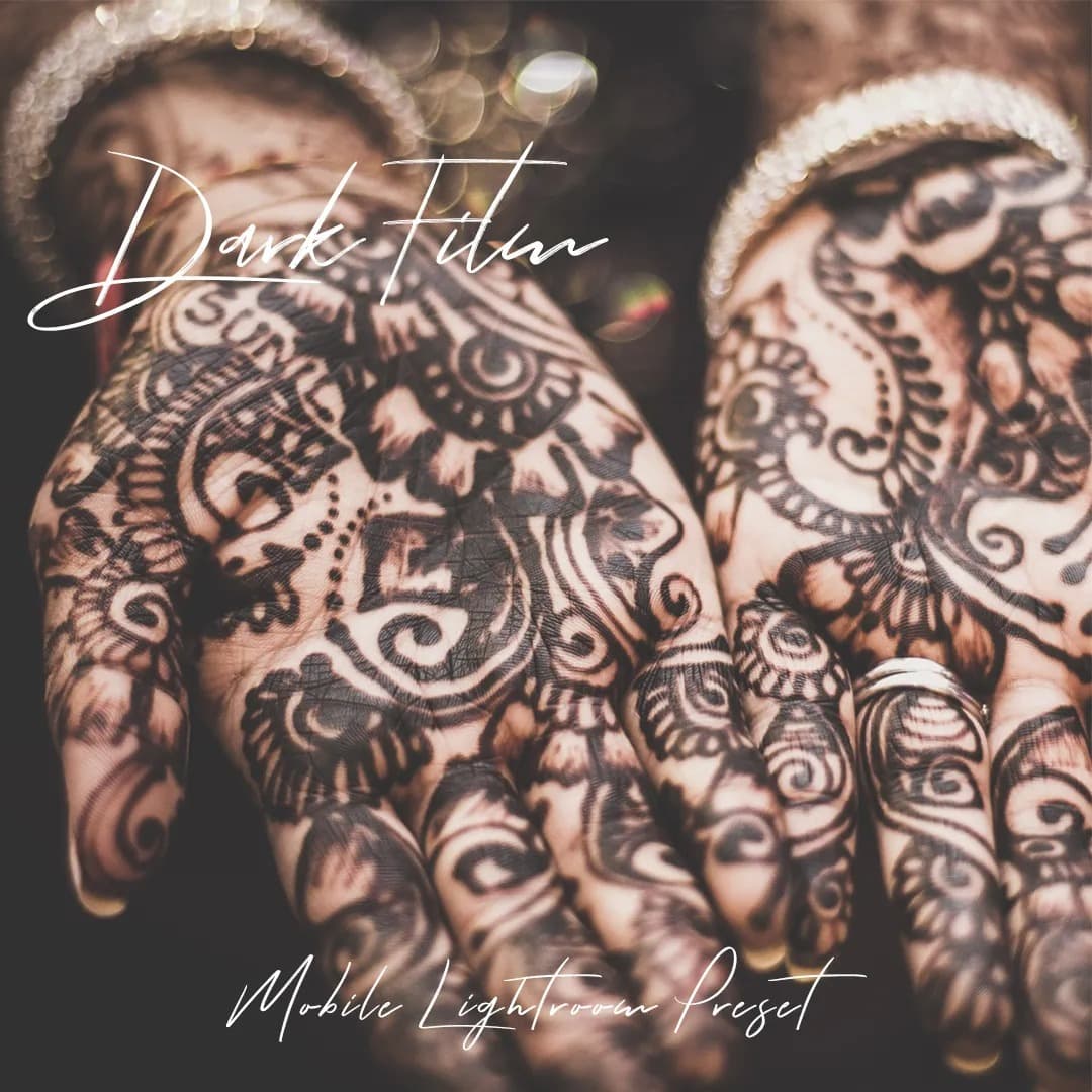 Tattooed hands.