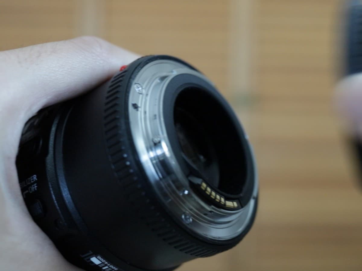 Canon EF 100mm 2.8L macro lens metal mount.