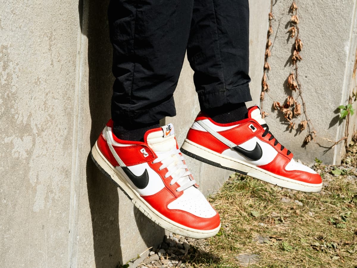 Corporate photography example of Nike shoes.