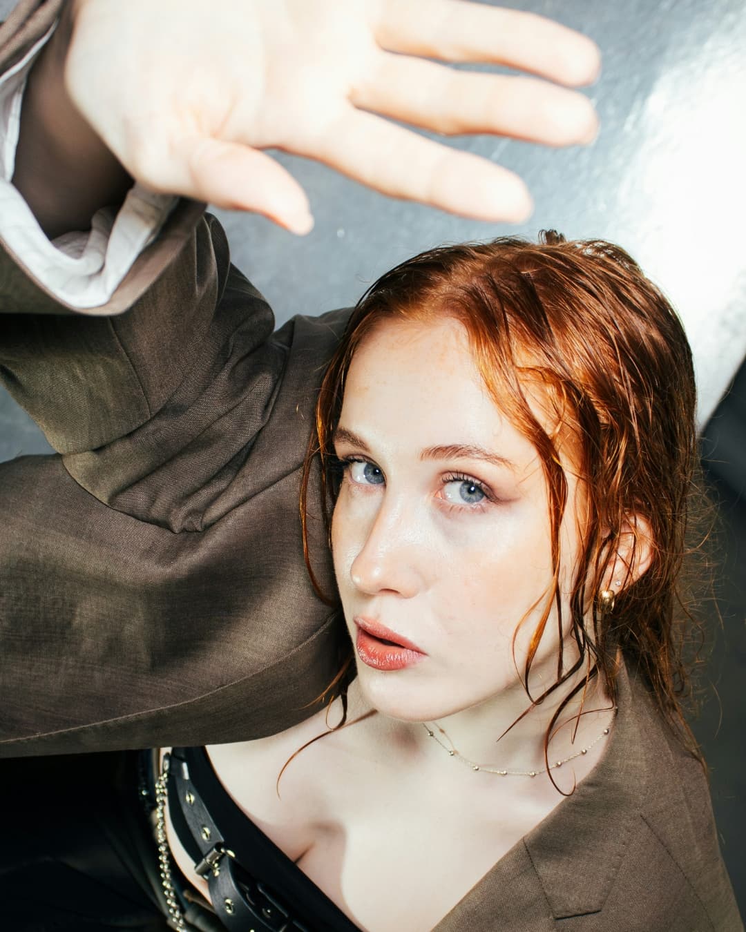 Dance headshot of girl with red hair.