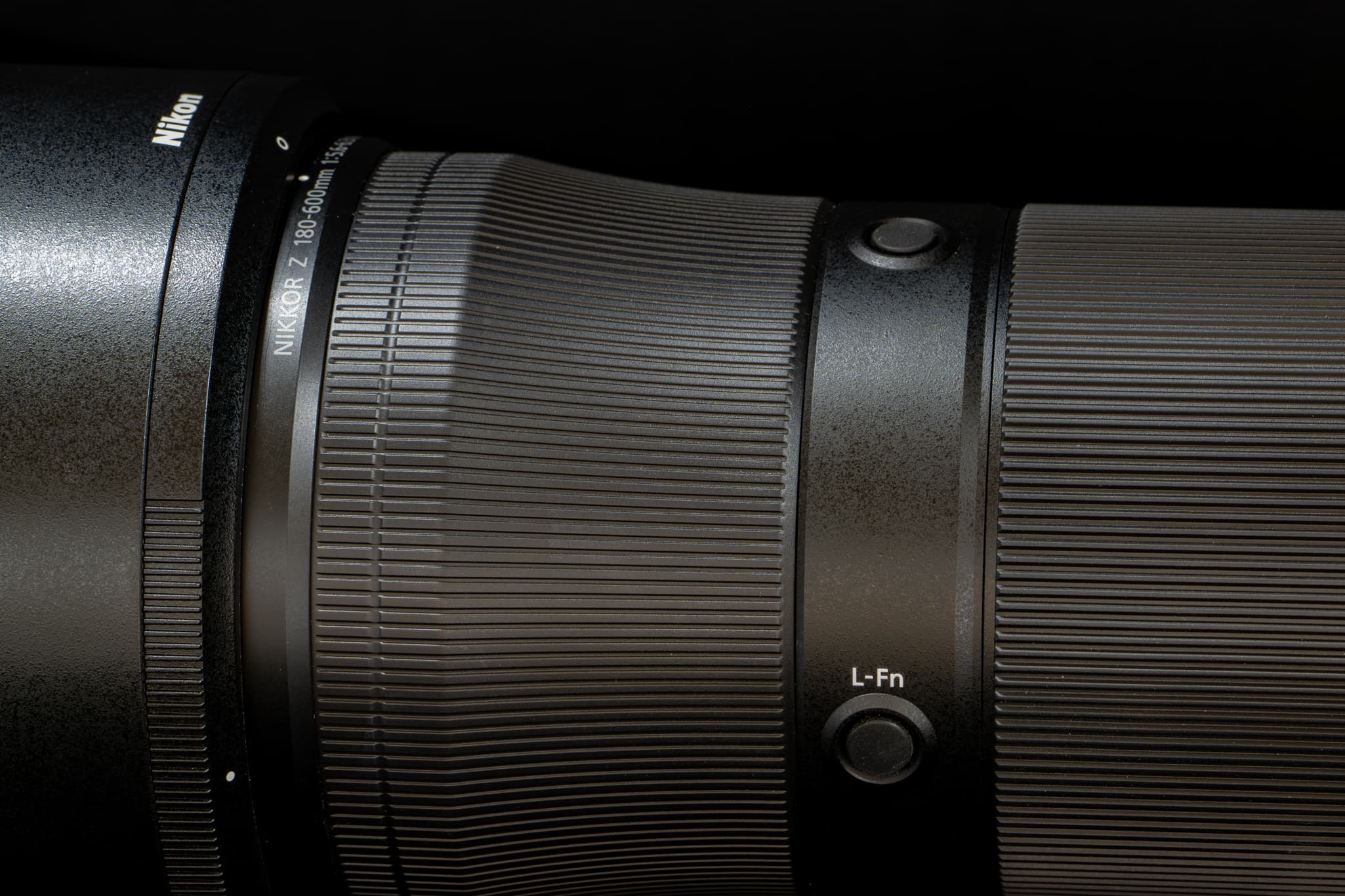 Tactile switch panel on Nikon Z 180-600mm f/5.6-6.3 VR