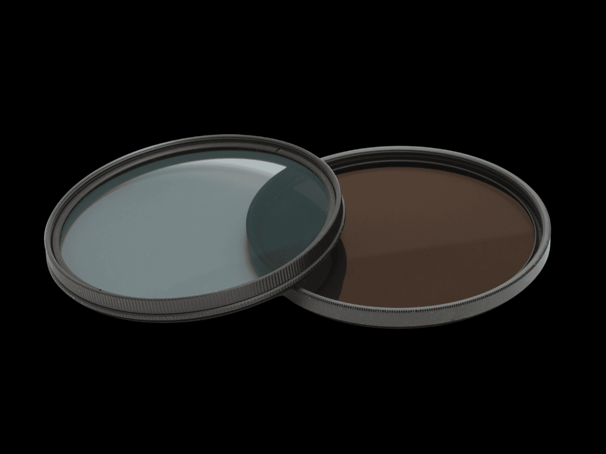 ND filters next to eachother.