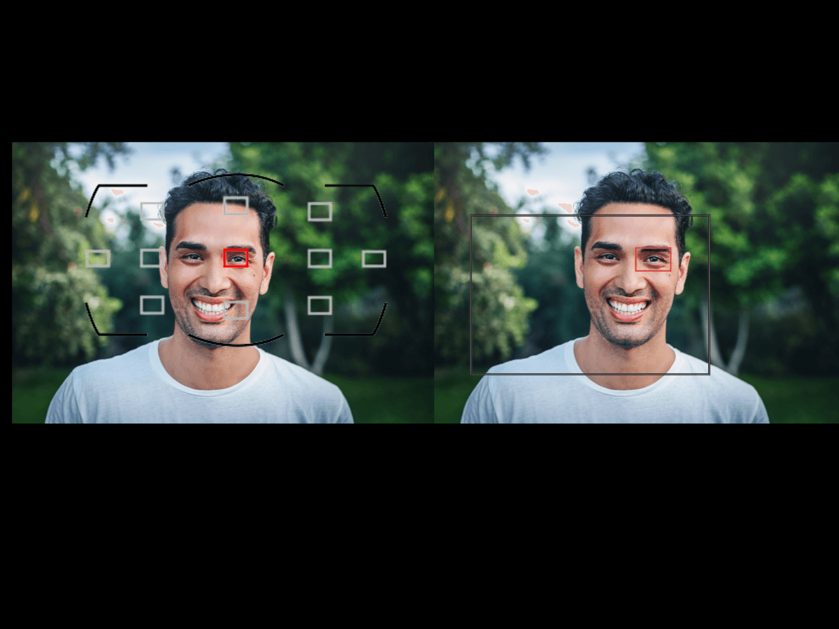 Single-Point AF and Eye AF for portraits.
