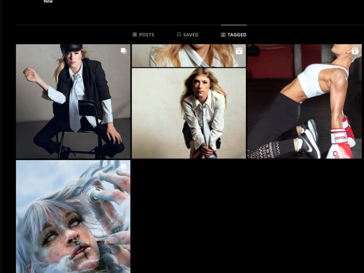 Example of tagged photo on Instagram after receiving photo credit.
