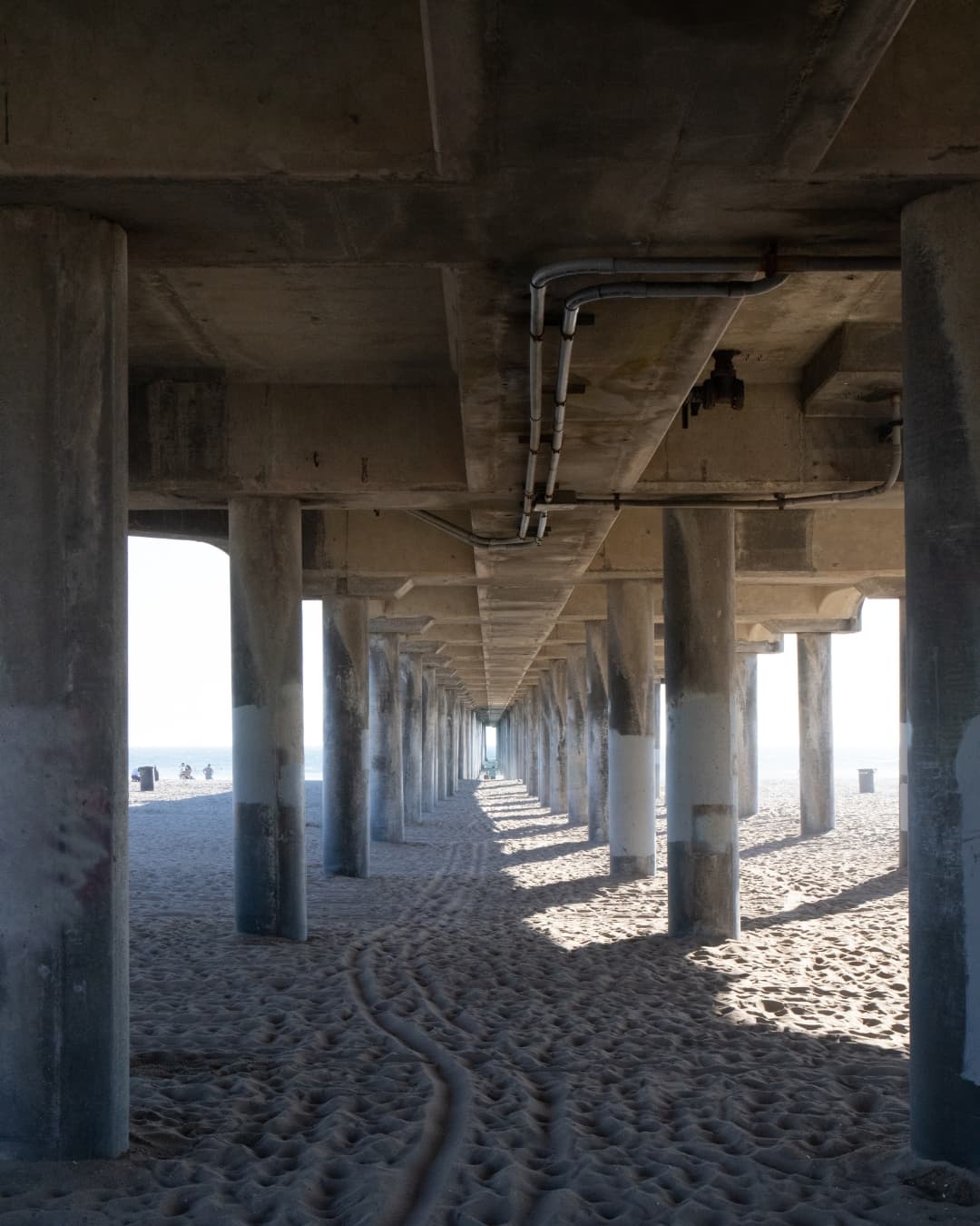 40mm on full frame = 40mm Underneath the pier photo taken with Canon EF 24-70mm f4L.