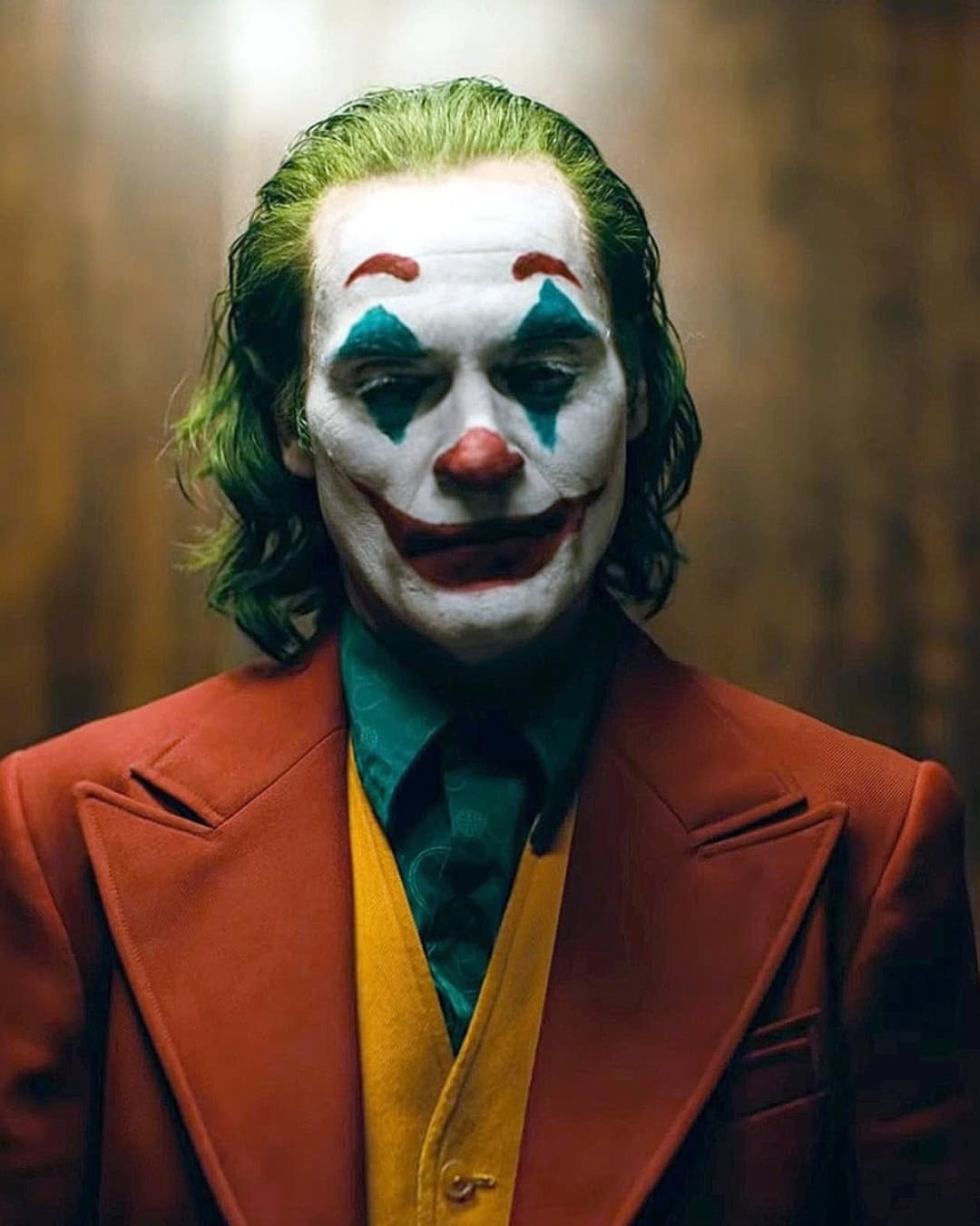Joker using low-key lighting Scene from Joker movie.