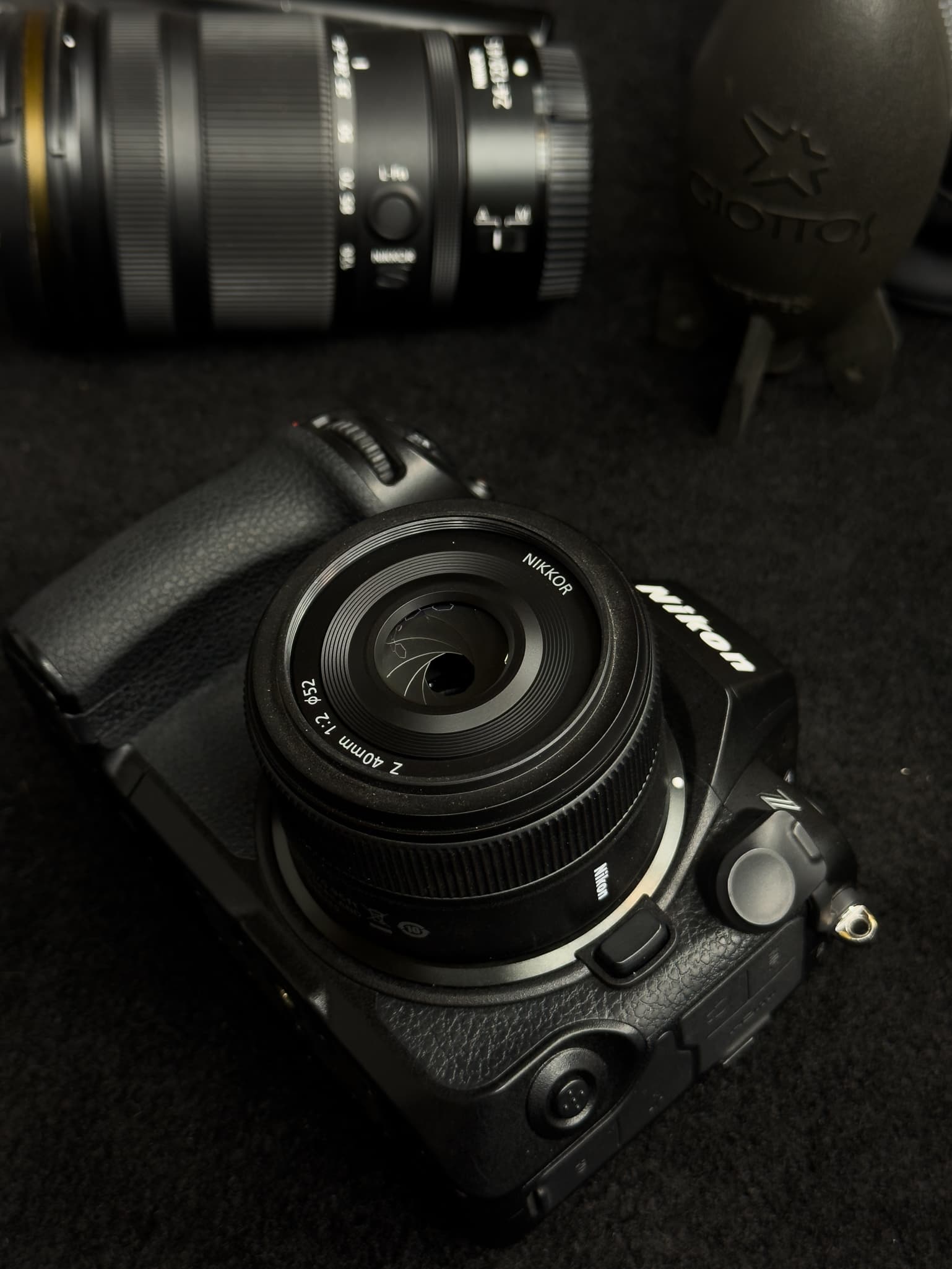 Mounted to Nikon Z-Mount body