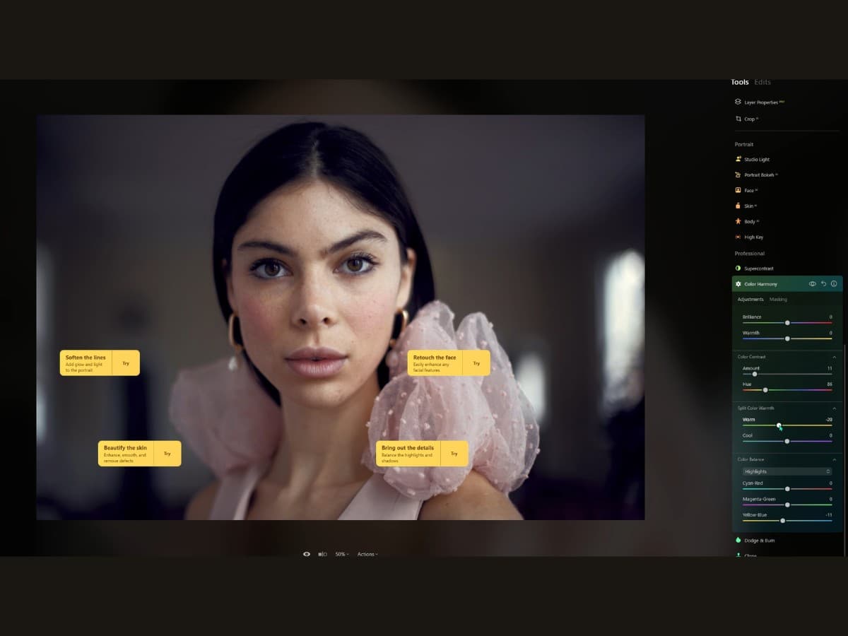 Luminar Neo color harmony tool Luminar Neo color harmony tool.