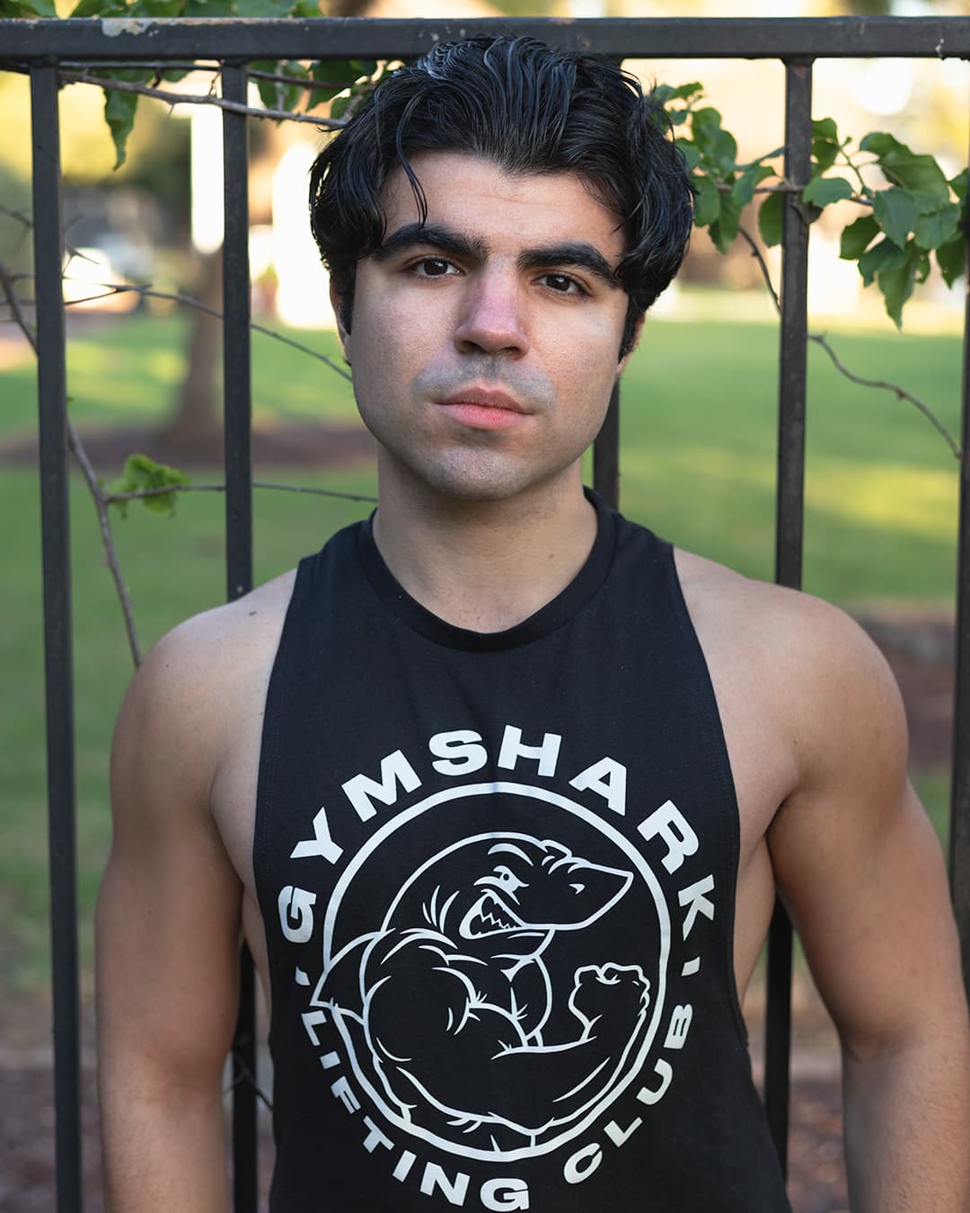 Portrait taken in shade during sunny day Portrait taken in shade during sunny day of guy.