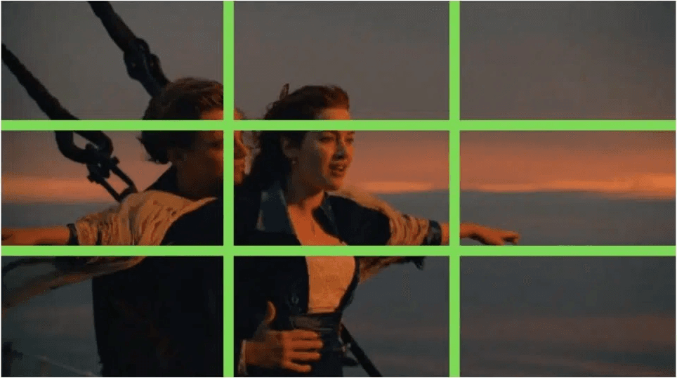 Titanic using rule of thirds Scene from Titanic movie using rule of thirds.